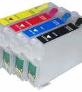 Komplet polnilnih kartuÅ¡ Fenix E-T0711+E-T0712+E-T0713+E-T0714 z ARC Äipom brez Ärnila  trgovina, spletna, kartusa, toner, foto papir, pisarniski material, polnila, tiskalnik