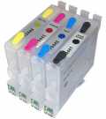 Komplet polnilnih kartuÅ¡ Fenix E-T0441+E-T0442+E-T0443+E-T0444 z ARC Äipom brez Ärnila  trgovina, spletna, kartusa, toner, foto papir, pisarniski material, polnila, tiskalnik
