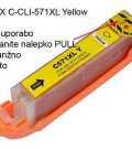 FENIX C-CLI-571XL Yellow-rumena 12,2ml za Canon Pixma MG5750, MG6850, MG6851, MG7750, MG7751, MG7752 - izpis enak originalu trgovina, spletna, kartusa, toner, foto papir, pisarniski material, polnila, tiskalnik